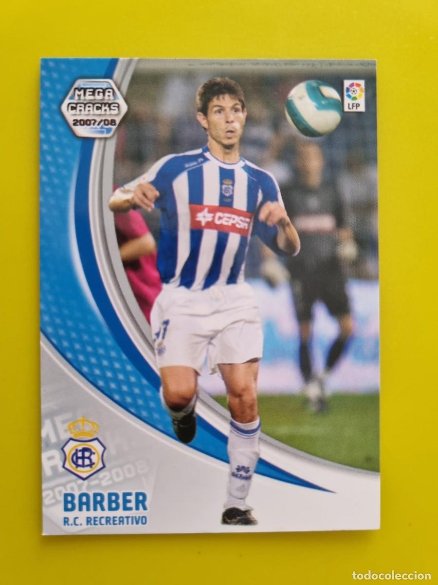 Cromos de f&uacute;tbol: CROMO FUTBOL MEGACRACKS 263 BARBER RC RECREATIVO 07 08 2007 2008 AR1026