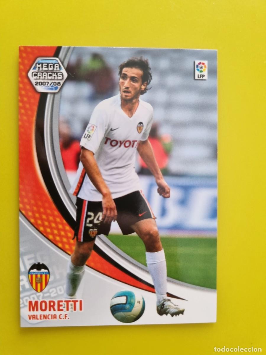 Cromos de f&uacute;tbol: CROMO FUTBOL MEGACRACKS 295 MORETTI VALENCIA CF 07 08 2007 2008 AR1026