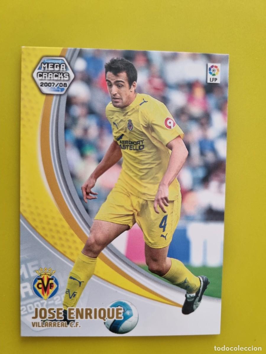 Cromos de f&uacute;tbol: CROMO FUTBOL MEGACRACKS 332 JOSE ENRIQUE VILLARREAL CF 07 08 2007 2008 AR1026
