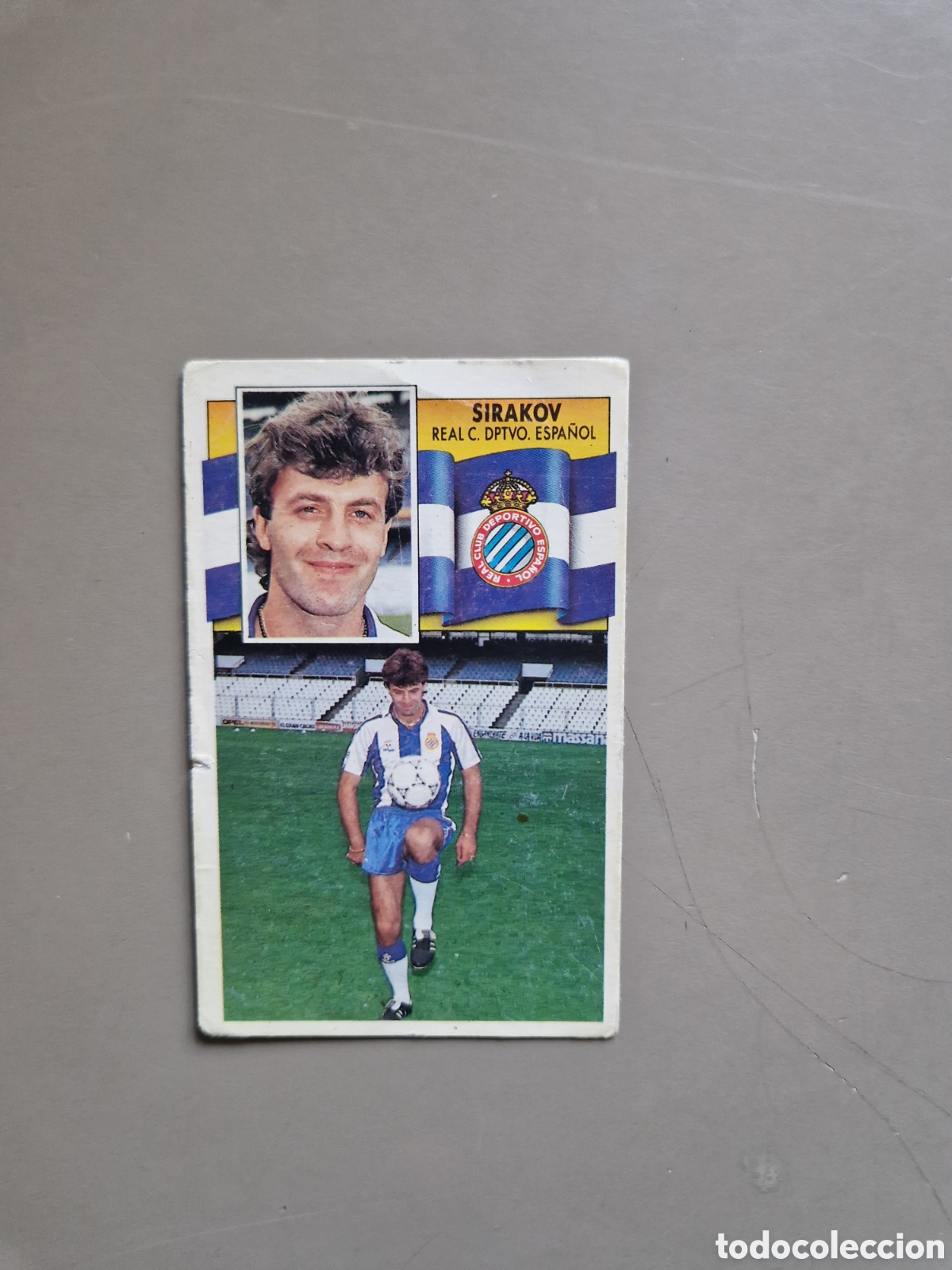 Cromos de f&uacute;tbol: CROMO NUEVO SIN PEGAR LIGA ESTE 90 91 1990 1991 COLOCA SIRAKOV ESPA&Ntilde;OL MUY DIFICIL