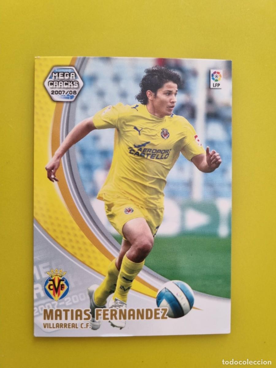Cromos de f&uacute;tbol: CROMO FUTBOL MEGACRACKS 337 MATIAS FERNANDEZ VILLARREAL CF 07 08 2007 2008 AR1026