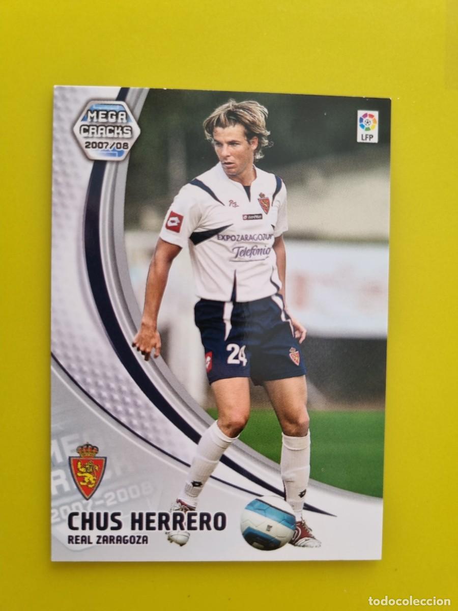 Cromos de f&uacute;tbol: CROMO FUTBOL MEGACRACKS 349 CHUS HERRERO REAL ZARAGOZA 07 08 2007 2008 AR1026