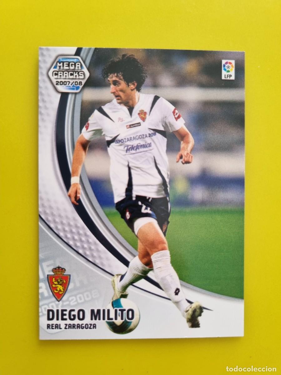 Cromos de f&uacute;tbol: CROMO FUTBOL MEGACRACKS 360 DIEGO MILITO REAL ZARAGOZA 07 08 2007 2008 AR1026