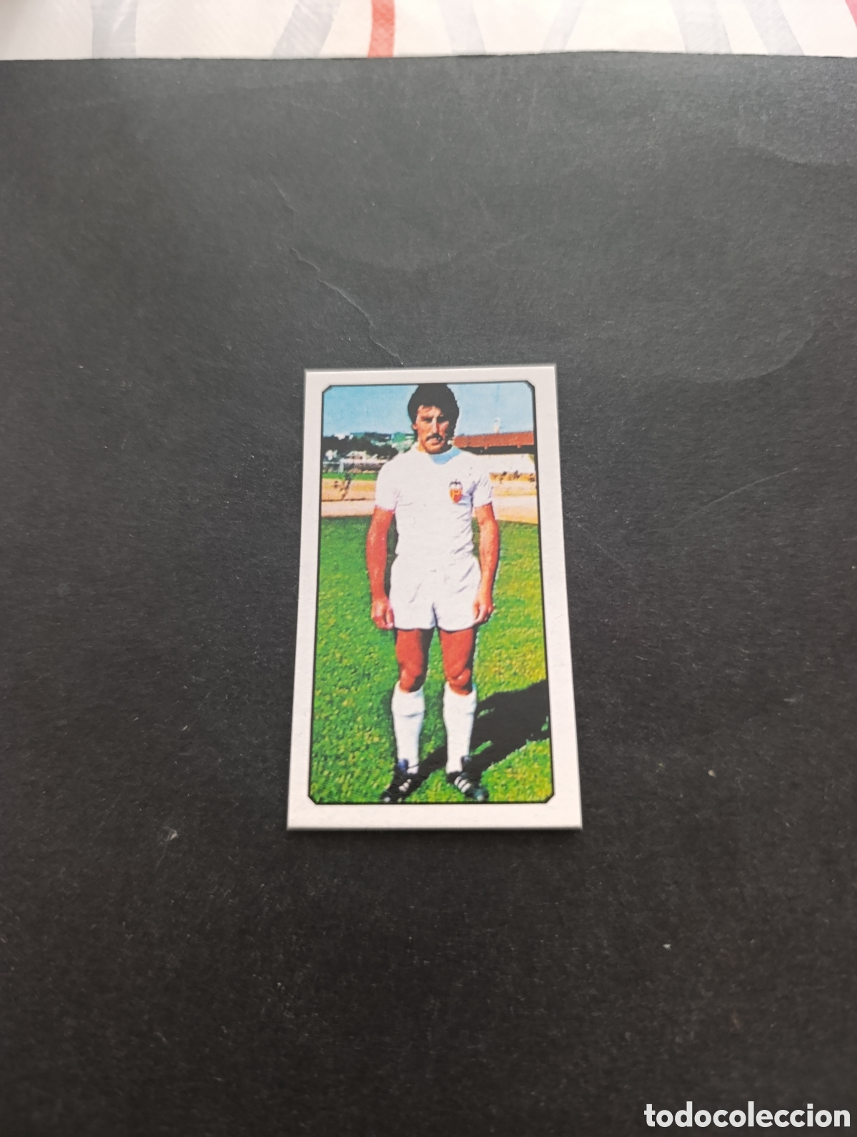 Cromos de f&uacute;tbol: Cromo Pablo Valencia Liga Este 77 78, ampliaci&oacute;n de la colecci&oacute;n.