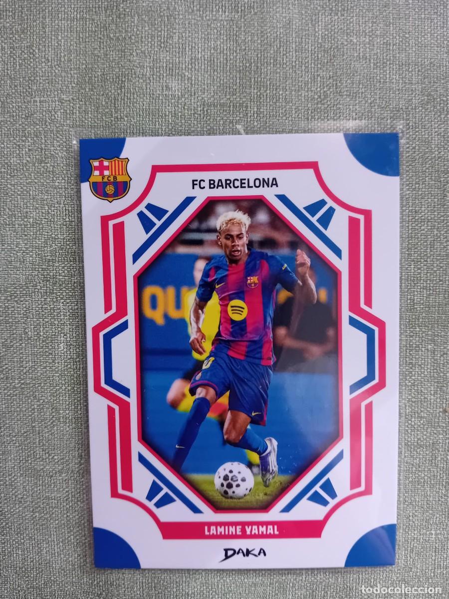 Cromos de f&uacute;tbol: Lamine Yamal 5-B Daka culture top audience 2025/2026
