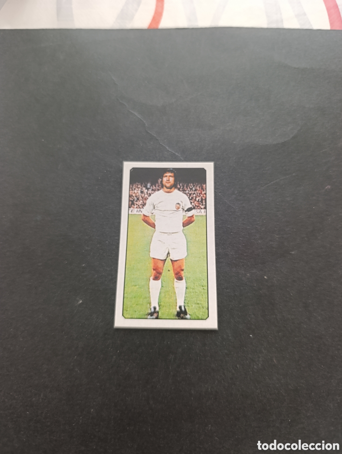 Cromos de f&uacute;tbol: Cromo Higinio Valencia Liga Este 77 78, ampliaci&oacute;n de la colecci&oacute;n.