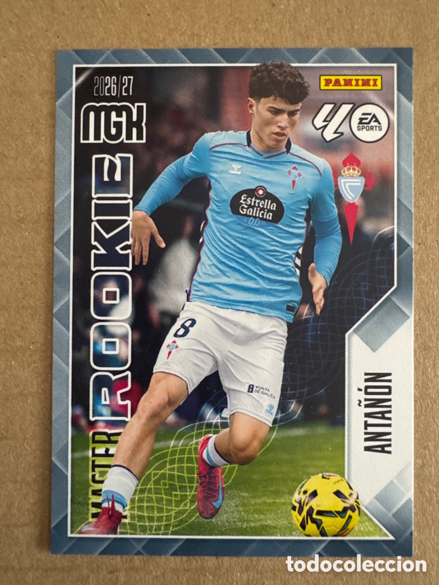 Cromos de f&uacute;tbol: # 407 Anta&ntilde;&oacute;n Celta de Vigo Master Rookie Megacracks 26 27 2026 2027