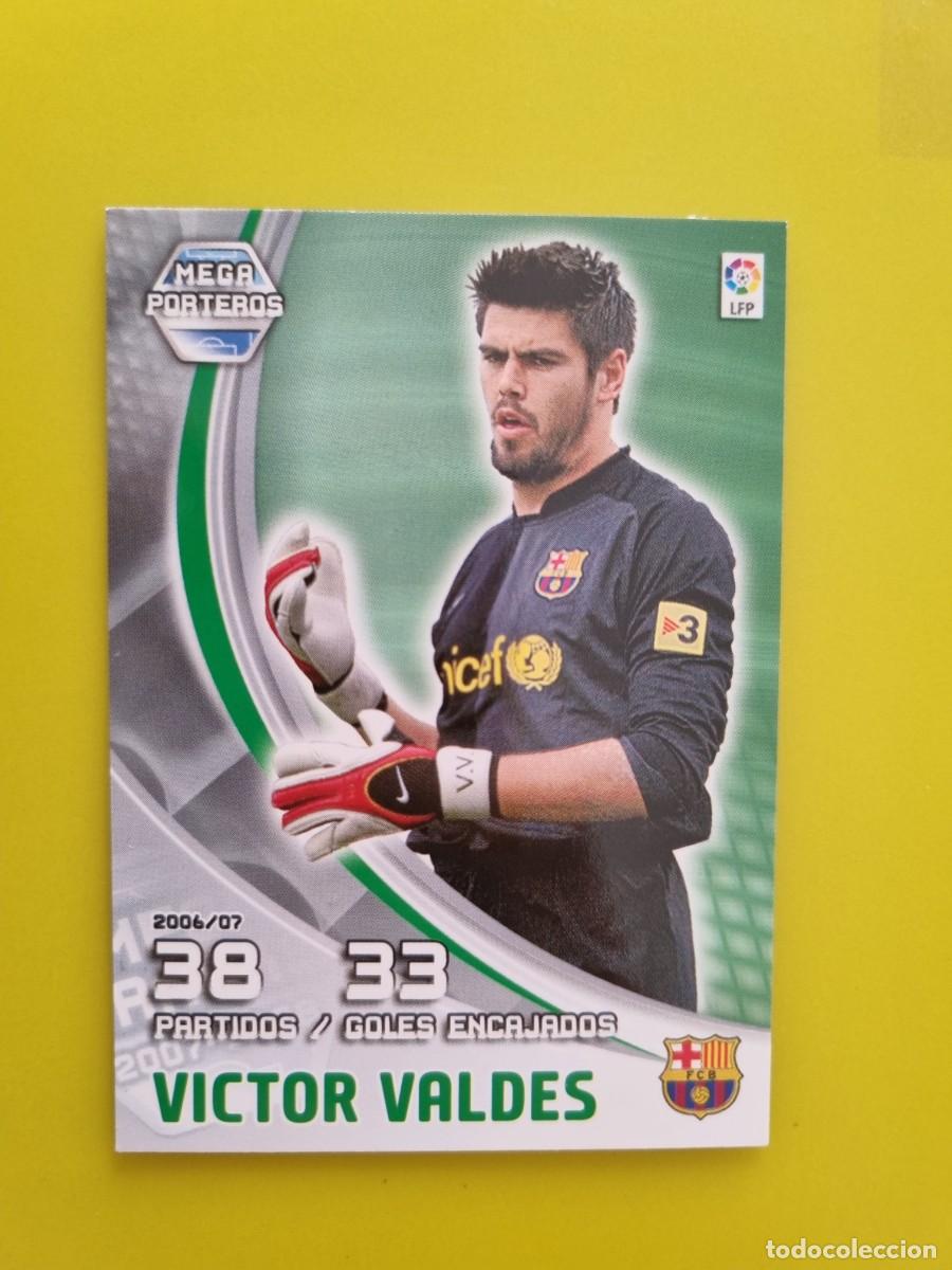 Cromos de f&uacute;tbol: CROMO FUTBOL MEGACRACKS 392 VICTOR VALDES FC BARCELONA MEGA PORTEROS 07 08 2007 2008 AR1026
