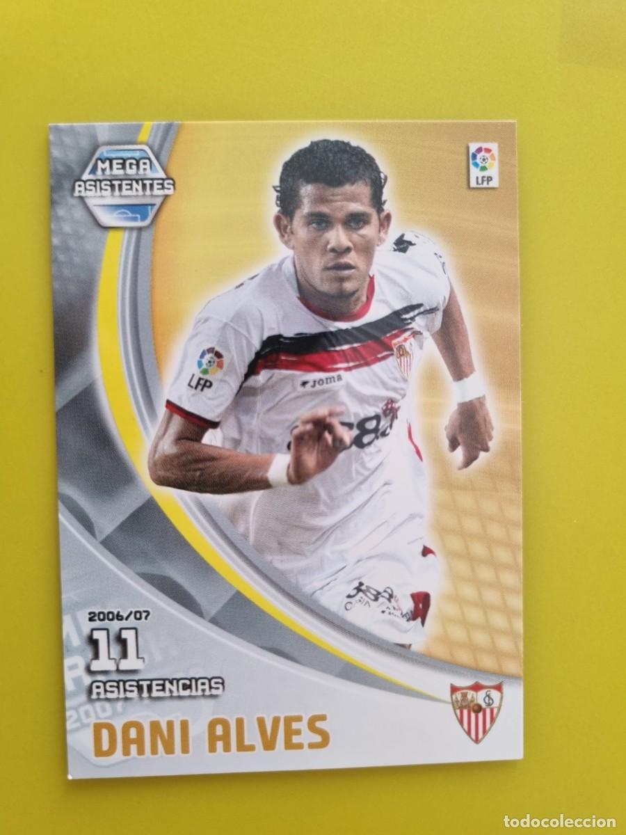 Cromos de f&uacute;tbol: CROMO FUTBOL MEGACRACKS 394 DANI ALVES SEVILLA MEGA ASISTENTES 07 08 2007 2008 AR1026