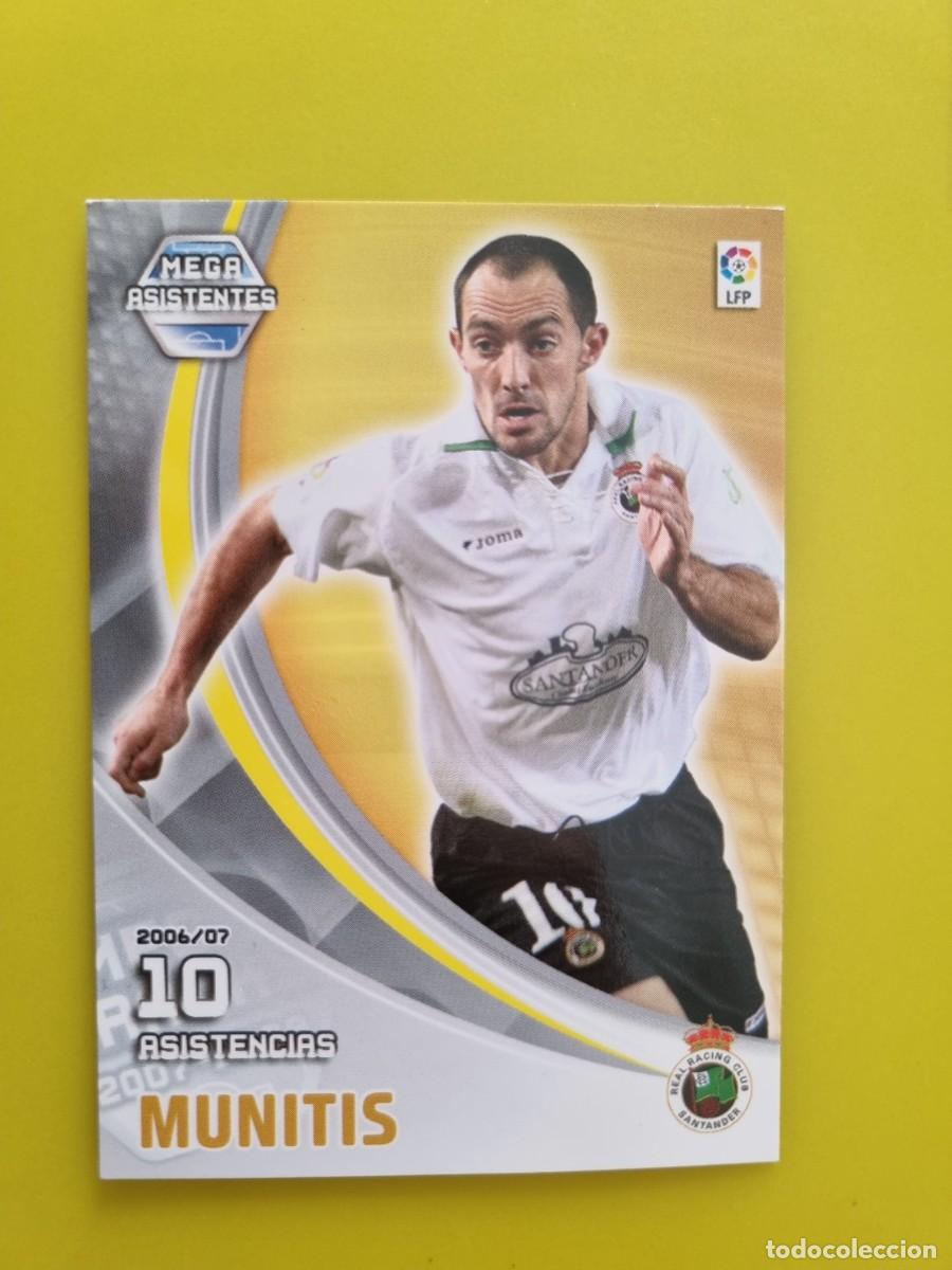 Cromos de f&uacute;tbol: CROMO FUTBOL MEGACRACKS 396 MUNITIS RACING SANTANDER MEGA ASISTENTES 07 08 2007 2008 AR1026