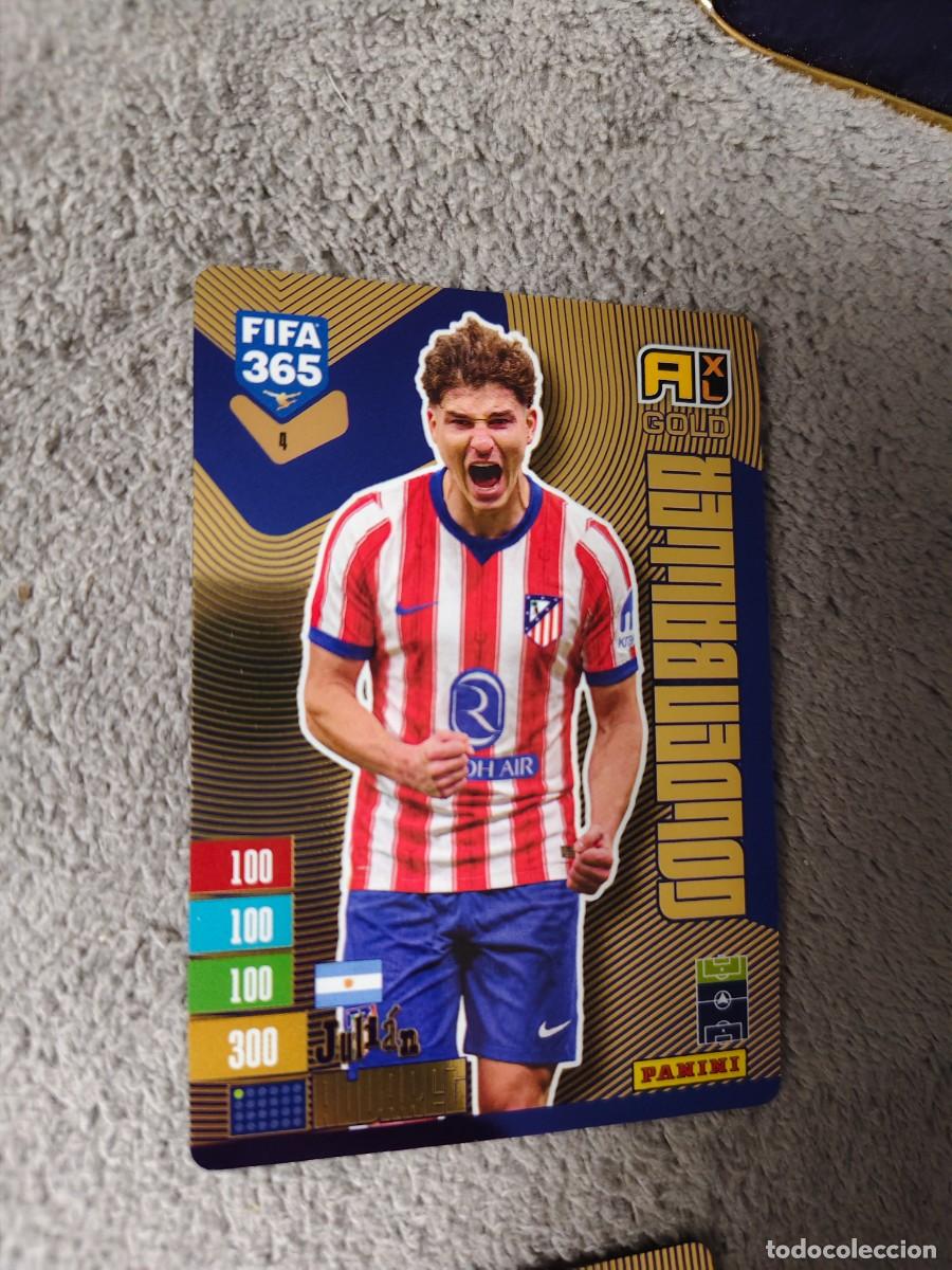 Cromos de f&uacute;tbol: 4 365 ADRENALYN 26 27 JULI&Aacute;N ALVAREZ ATL&Eacute;TICO DE MADRID GOLDEN BALLER 2026 2027 FIFA PANINI AAV