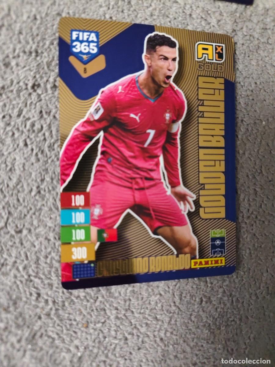 Cromos de f&uacute;tbol: 8 365 ADRENALYN 26 27 CRISTIANO RONALDO PORTUGAL GOLDEN BALLER 2026 2027 FIFA PANINI AAV