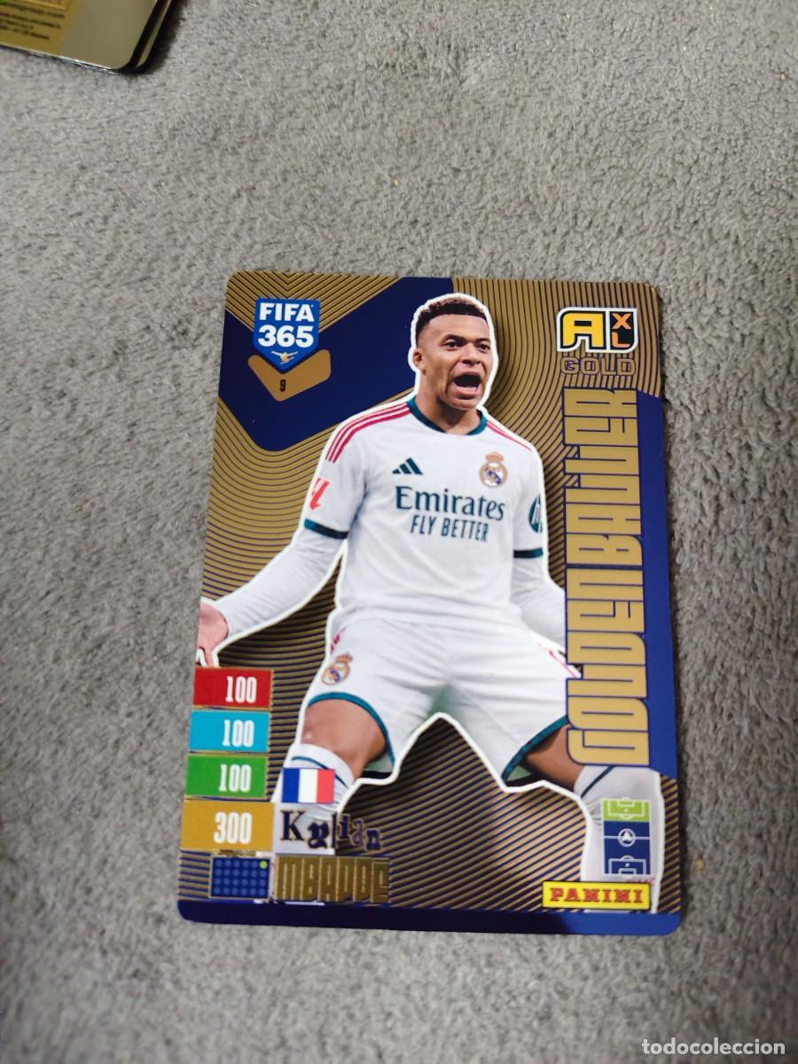 Cromos de f&uacute;tbol: 9 365 ADRENALYN 26 27 KYLIAN MBAPP&Eacute; REAL MADRID CF GOLDEN BALLER 2026 2027 FIFA PANINI AAV