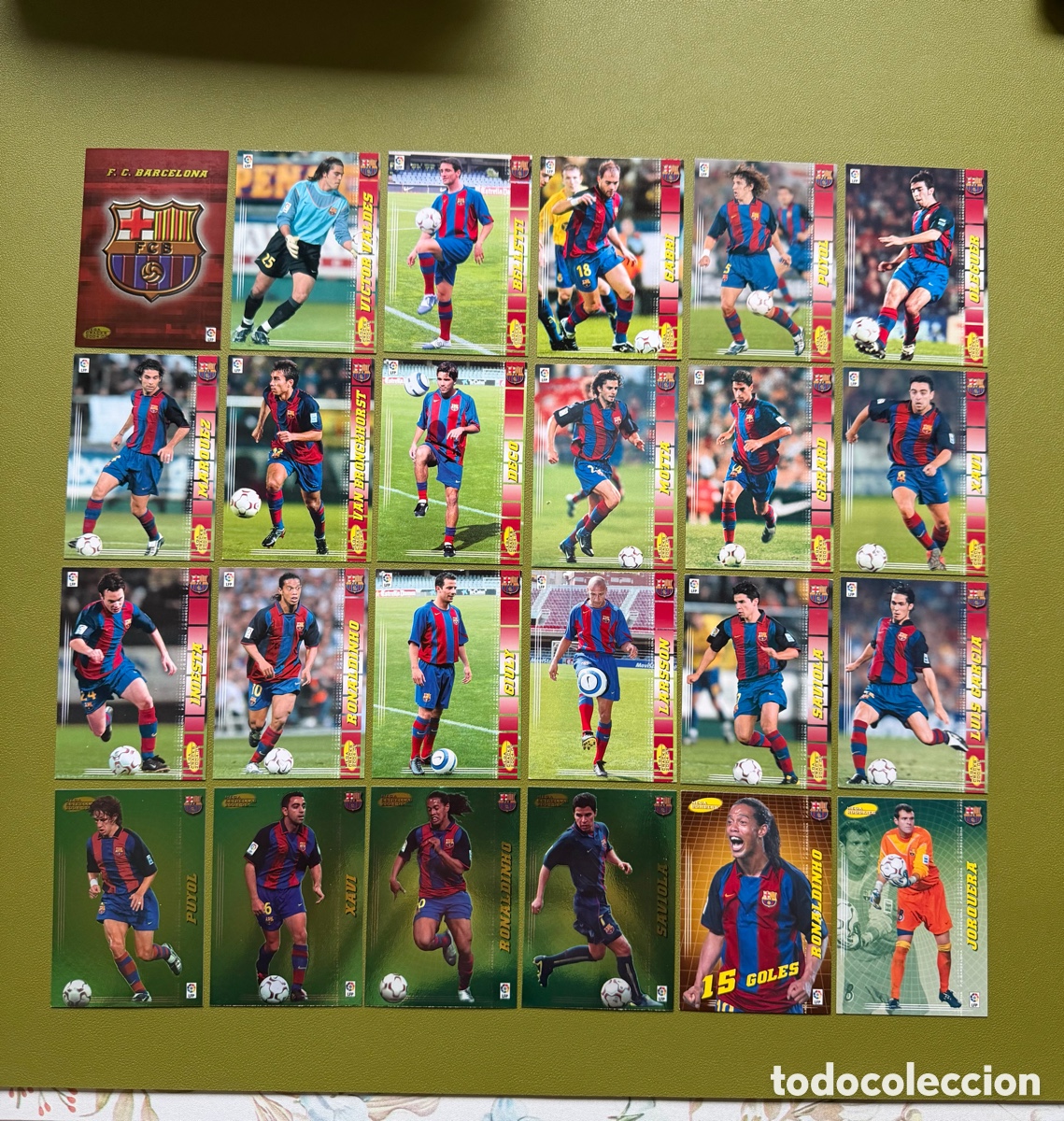 Football Stickers: Lote Megacracks 04/05 FC Barcelona