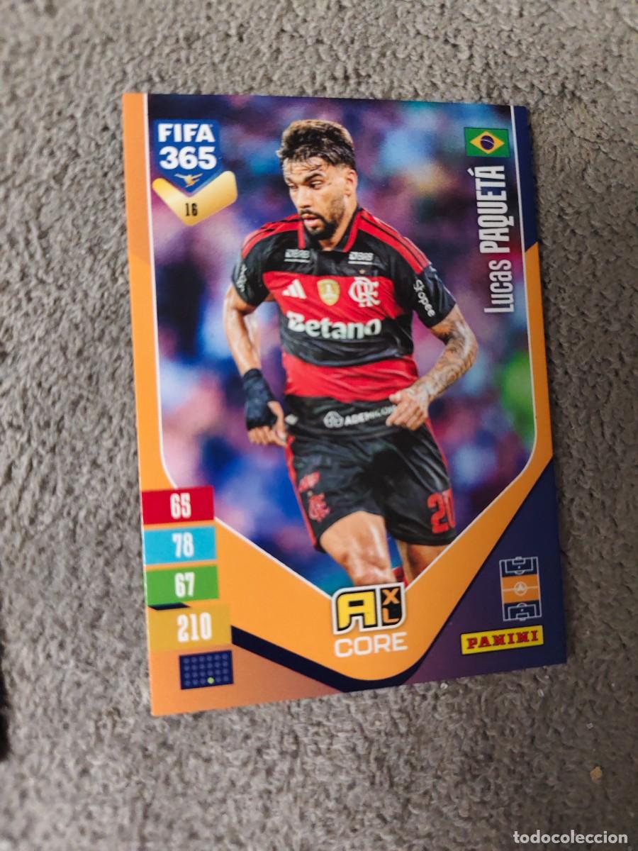 Cromos de Futebol: 16 365 ADRENALYN 26 27 LUCAS PAQUET&Aacute; CR FLAMENGO BASE CARD CORE 2026 2027 FIFA PANINI AAV