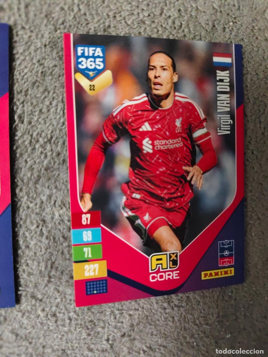 Cromos de f&uacute;tbol: 22 365 ADRENALYN 26 27 VIRGIL VAN DIJK LIVERPOOL BASE CARD CORE 2026 2027 FIFA PANINI AAV