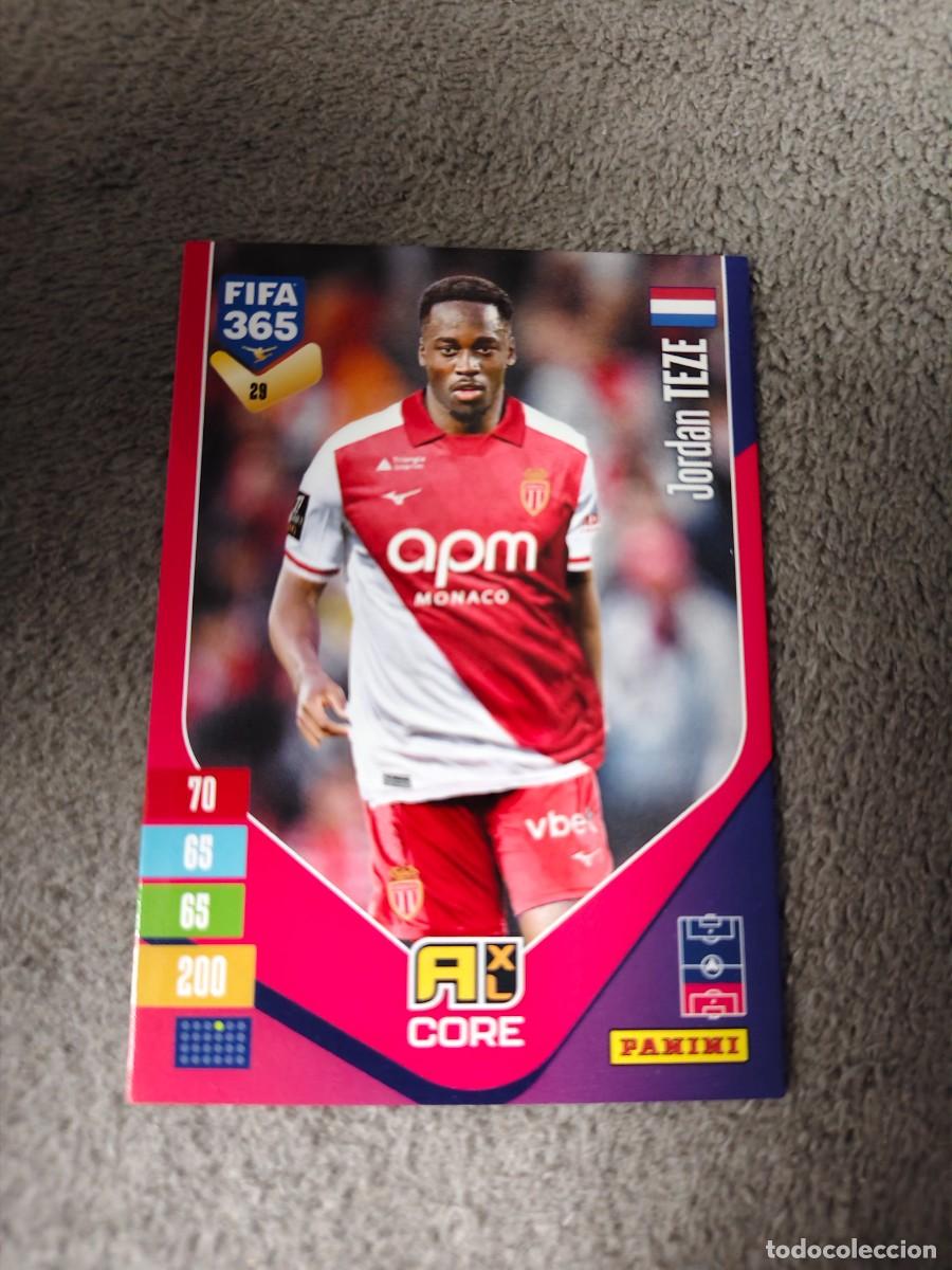 Cromos de f&uacute;tbol: 29 365 ADRENALYN 26 27 JORDAN TEZE AS MONACO BASE CARD CORE 2026 2027 FIFA PANINI AAV