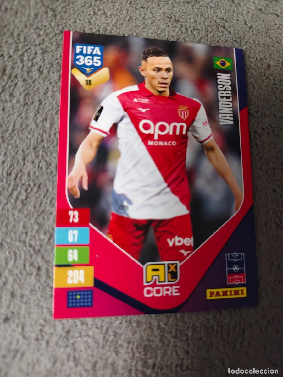Cromos de f&uacute;tbol: 30 365 ADRENALYN 26 27 VANDERSON AS MONACO BASE CARD CORE 2026 2027 FIFA PANINI AAV