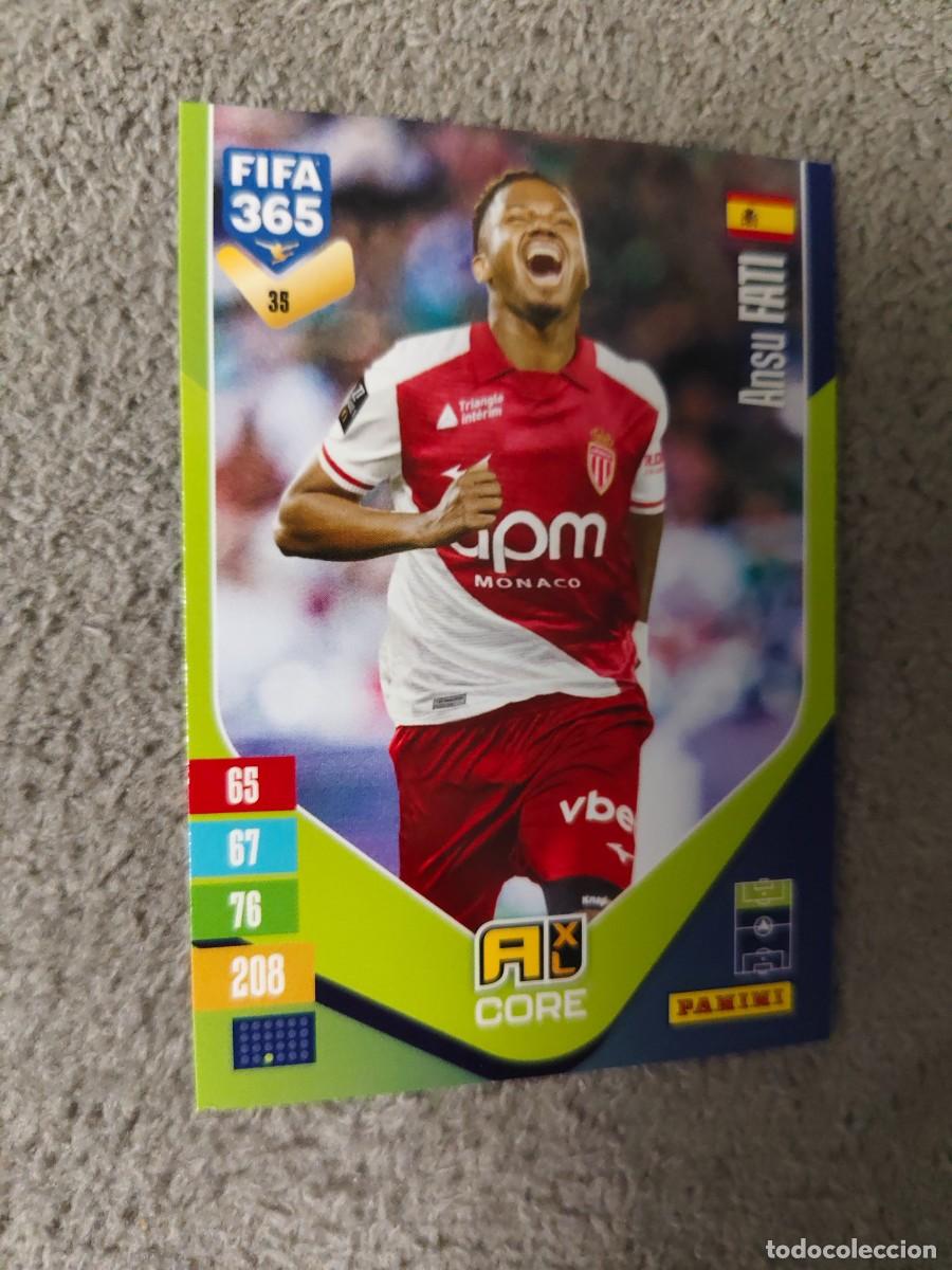 Fu&szlig;ball-Sticker: 35 365 ADRENALYN 26 27 ANSU FATI AS MONACO BASE CARD CORE 2026 2027 FIFA PANINI AAV