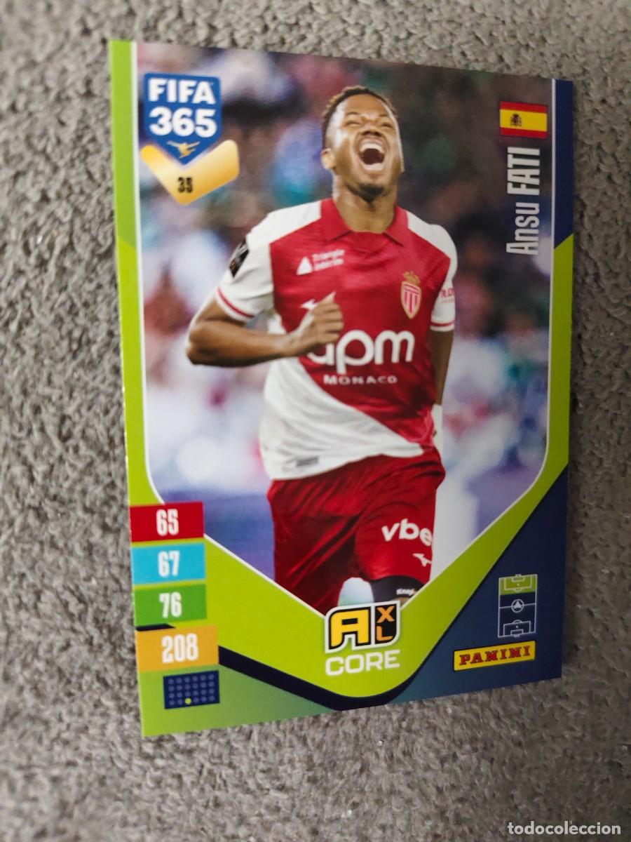 Fu&szlig;ball-Sticker: 35 365 ADRENALYN 26 27 ANSU FATI AS MONACO BASE CARD CORE 2026 2027 FIFA PANINI AAV