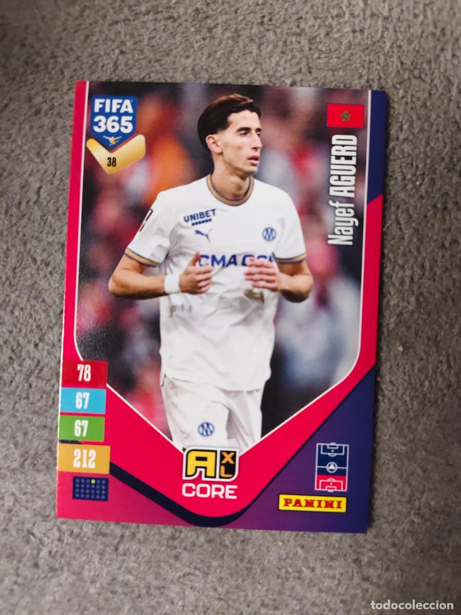 Fu&szlig;ball-Sticker: 38 365 ADRENALYN 26 27 NAYEF AGUERD OLYMPIQUE MARSELLA BASE CARD CORE 2026 2027 FIFA PANINI AAV
