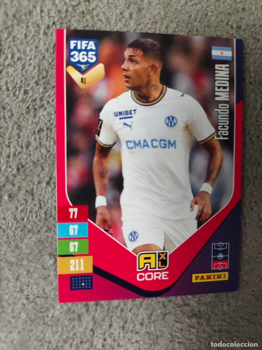 Fu&szlig;ball-Sticker: 41 365 ADRENALYN 26 27 FACUNDO MEDINA OLYMPIQUE MARSELLA BASE CARD CORE 2026 2027 FIFA PANINI AAV