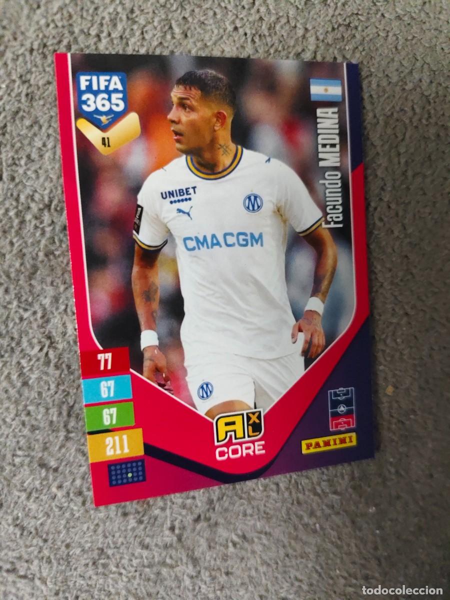 Fu&szlig;ball-Sticker: 41 365 ADRENALYN 26 27 FACUNDO MEDINA OLYMPIQUE MARSELLA BASE CARD CORE 2026 2027 FIFA PANINI AAV