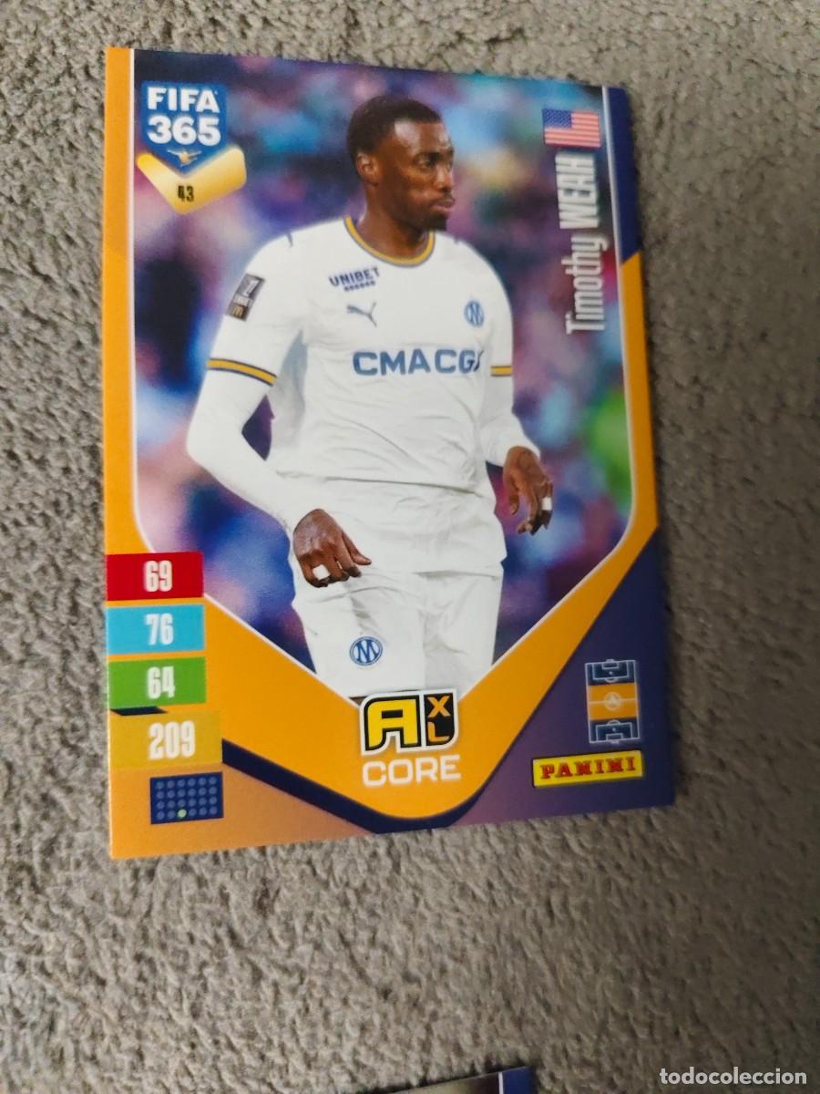Fu&szlig;ball-Sticker: 43 365 ADRENALYN 26 27 TIMOTHY WEAH OLYMPIQUE MARSELLA BASE CARD CORE 2026 2027 FIFA PANINI AAV