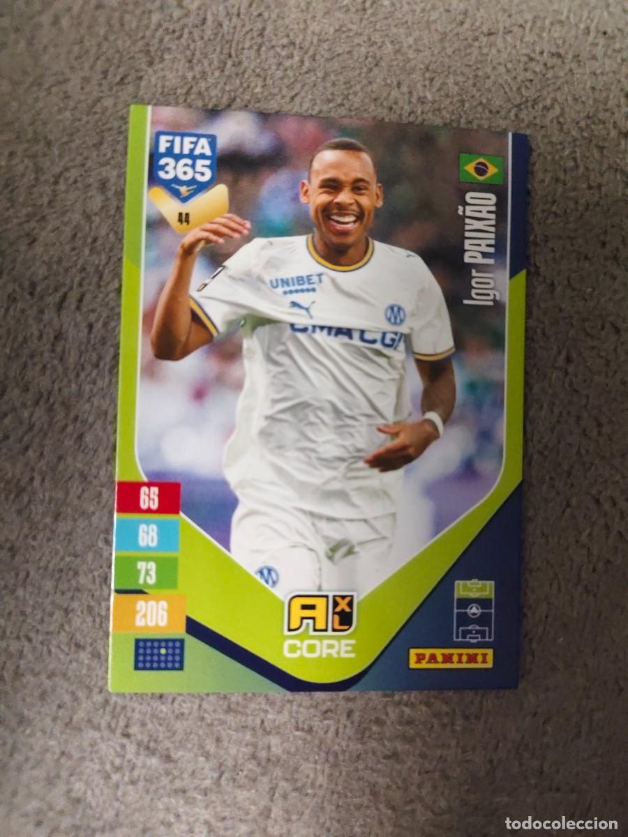 Fu&szlig;ball-Sticker: 44 365 ADRENALYN 26 27 IGOR PAIX&Atilde;O OLYMPIQUE MARSELLA BASE CARD CORE 2026 2027 FIFA PANINI AAV