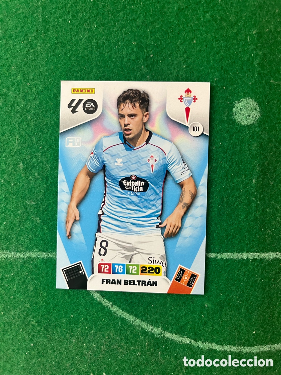 Cromos de f&uacute;tbol: 101 FRAN BELTR&Aacute;N CELTA DE VIGO ADRENALYN 2025 2026 PANINI