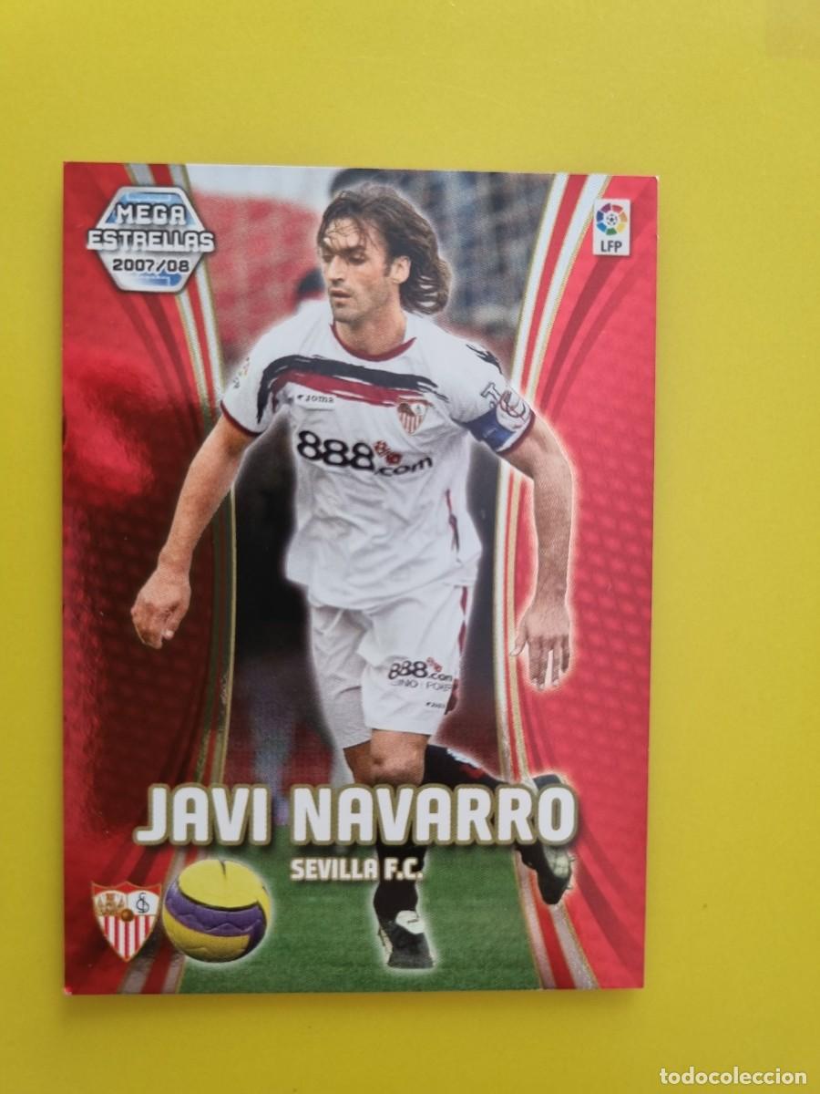 Cromos de f&uacute;tbol: CROMO FUTBOL MEGACRACKS 369 JAVI NAVARRO SEVILLA MEGA ESTRELLAS 07 08 2007 2008 AR1026