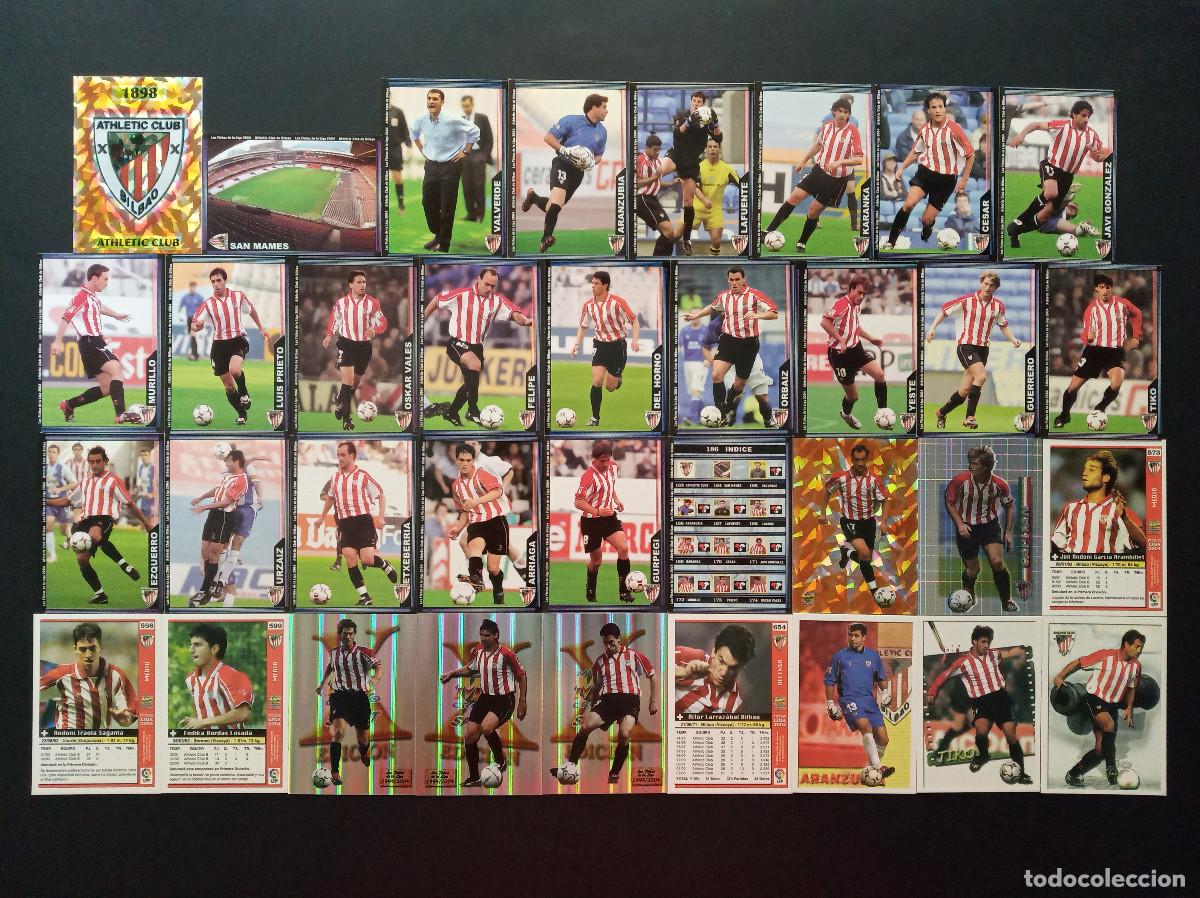 Cromos de f&uacute;tbol: LOTE 35 CROMOS ATHLETIC CLUB BILBAO GUERRERO FICHAJE UH IRAOLA ⚽ MUNDICROMO &reg; 2003 2004 LIGA 03 04