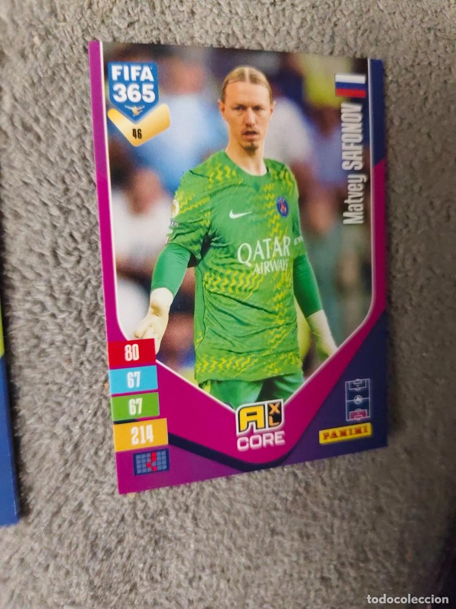 Cromos de f&uacute;tbol: 46 365 ADRENALYN 26 27 MATVEY SAFONOV PARIS SAINT-GERMAIN BASE CARD CORE 2026 2027 FIFA PANINI AAV