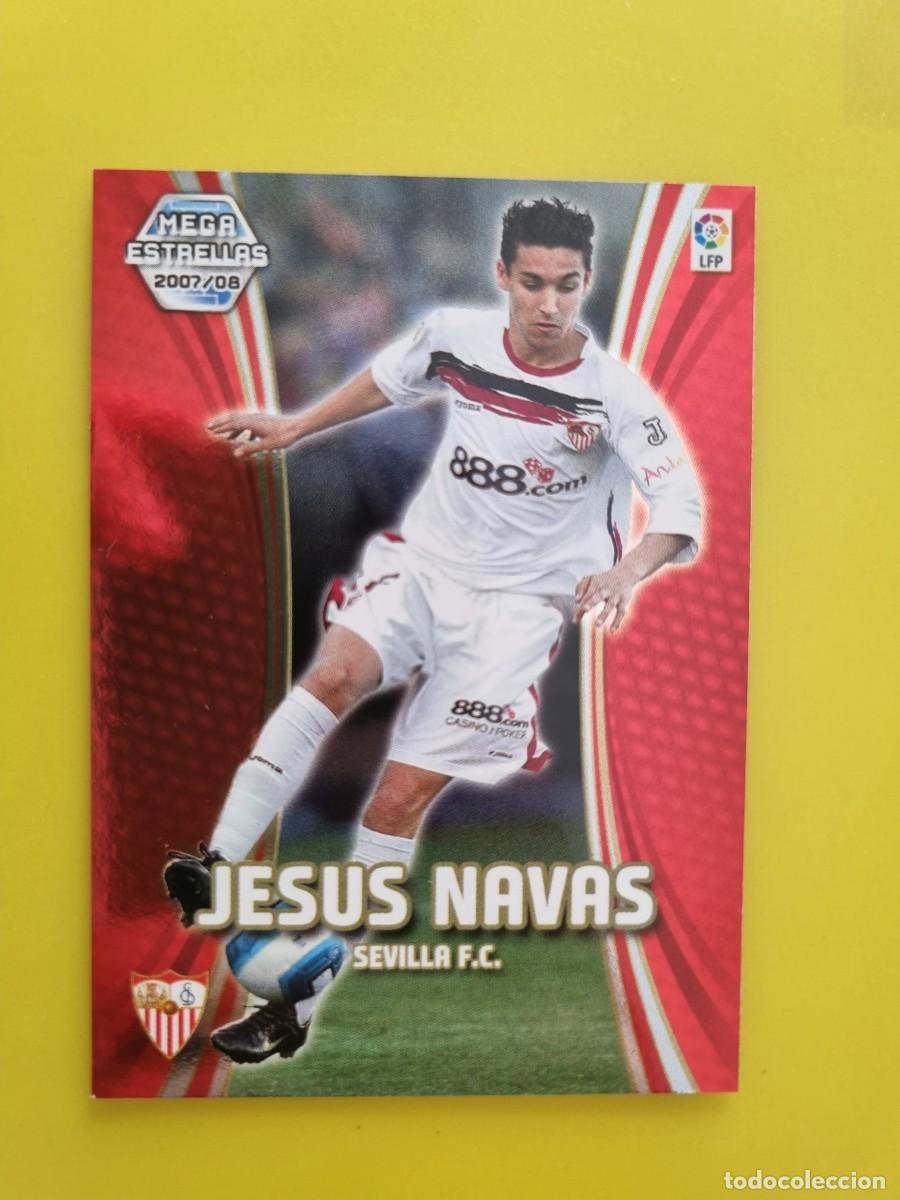 Cromos de f&uacute;tbol: CROMO FUTBOL MEGACRACKS 372 JESUS NAVAS SEVILLA MEGA ESTRELLAS 07 08 2007 2008 AR1026