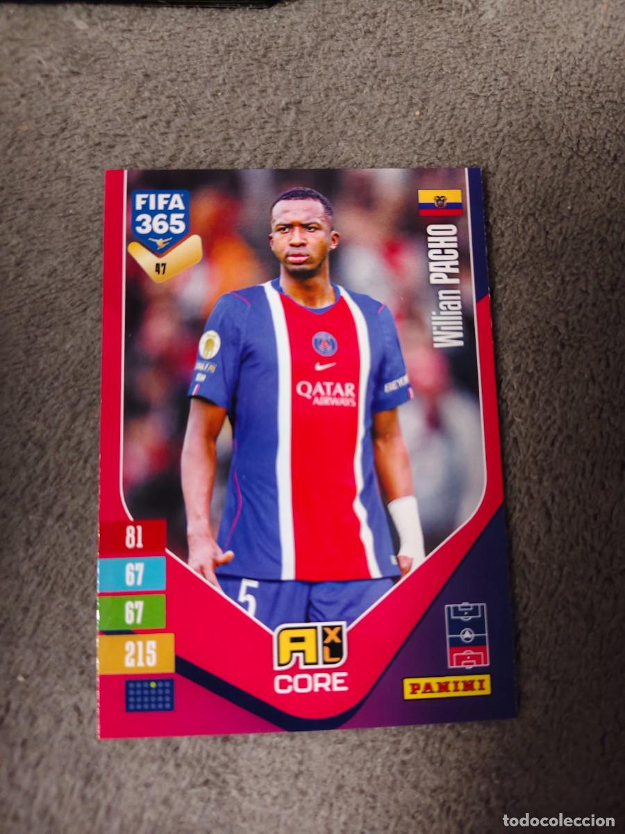 Cromos de f&uacute;tbol: 47 365 ADRENALYN 26 27 WILLIAN PACHO PARIS SAINT-GERMAIN BASE CARD CORE 2026 2027 FIFA PANINI AAV