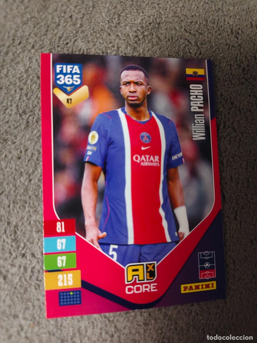 Cromos de f&uacute;tbol: 47 365 ADRENALYN 26 27 WILLIAN PACHO PARIS SAINT-GERMAIN BASE CARD CORE 2026 2027 FIFA PANINI AAV