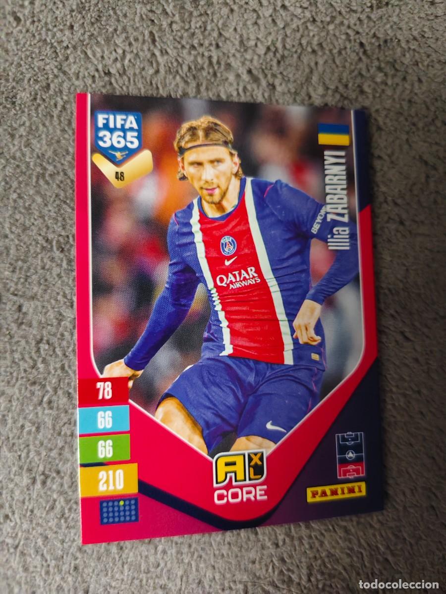Cromos de f&uacute;tbol: 48 365 ADRENALYN 26 27 ILLIA ZABARNYI PARIS SAINT-GERMAIN BASE CARD CORE 2026 2027 FIFA PANINI AAV