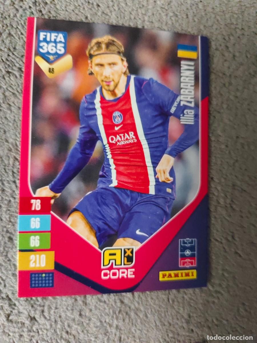 Cromos de f&uacute;tbol: 48 365 ADRENALYN 26 27 ILLIA ZABARNYI PARIS SAINT-GERMAIN BASE CARD CORE 2026 2027 FIFA PANINI AAV