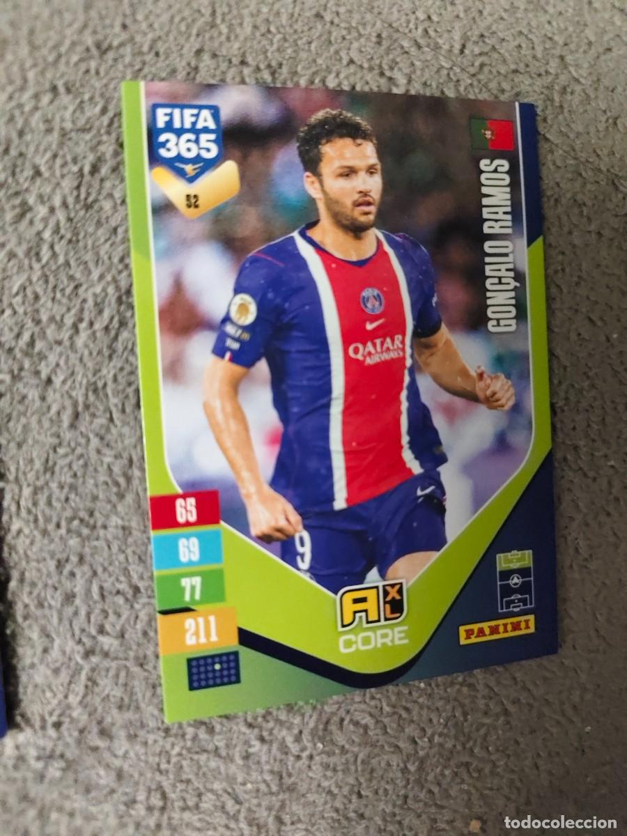 Cromos de f&uacute;tbol: 52 365 ADRENALYN 26 27 GON&Ccedil;ALO RAMOS PARIS SAINT-GERMAIN BASE CARD CORE 2026 2027 FIFA PANINI AAV