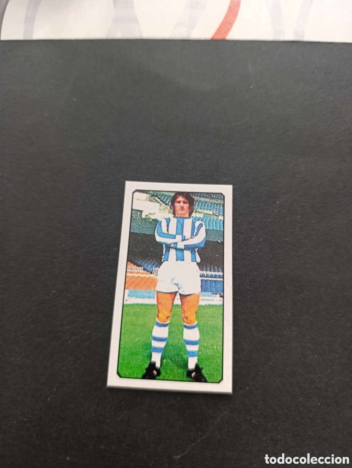 Cromos de f&uacute;tbol: Cromo Gald&oacute;s Real Sociedad Liga Este 77 78, ampliaci&oacute;n de la colecci&oacute;n.