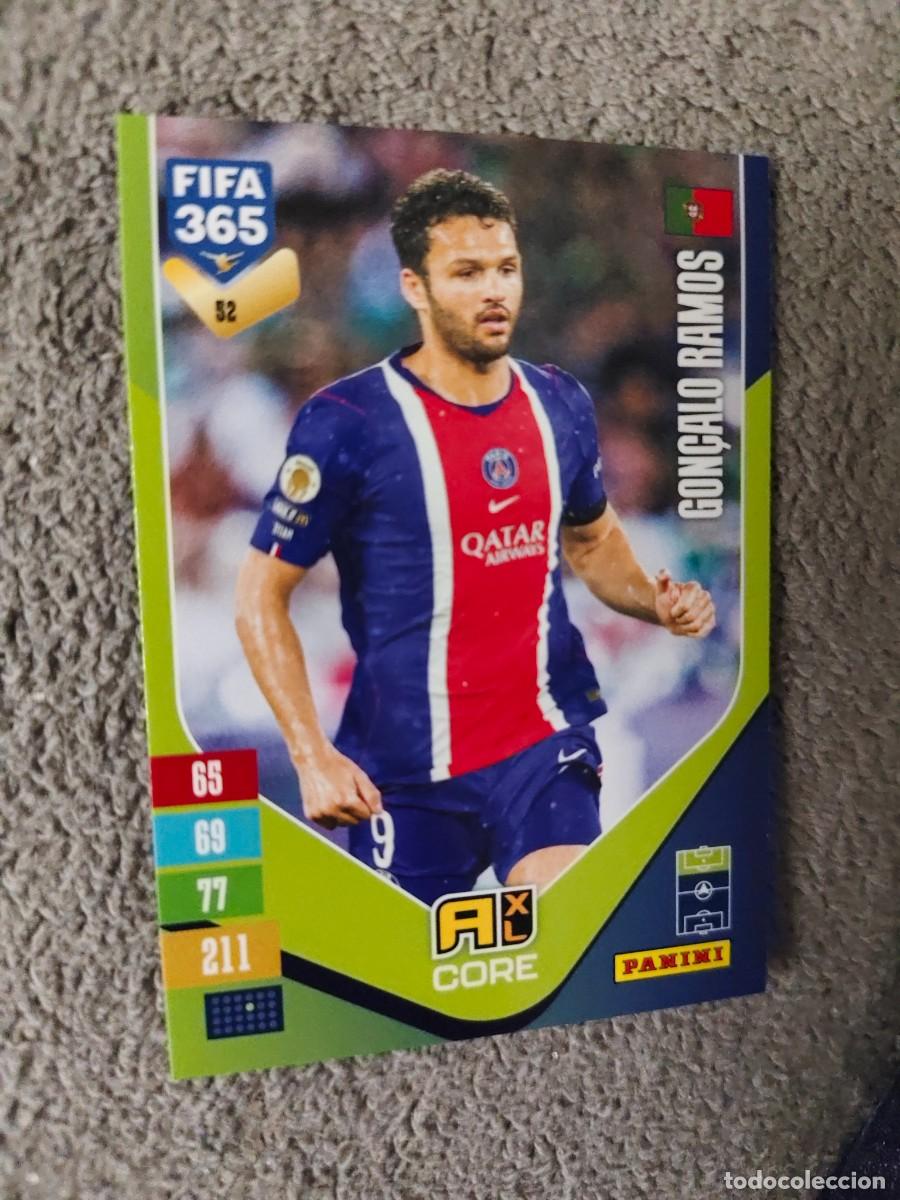 Cromos de f&uacute;tbol: 52 365 ADRENALYN 26 27 GON&Ccedil;ALO RAMOS PARIS SAINT-GERMAIN BASE CARD CORE 2026 2027 FIFA PANINI AAV
