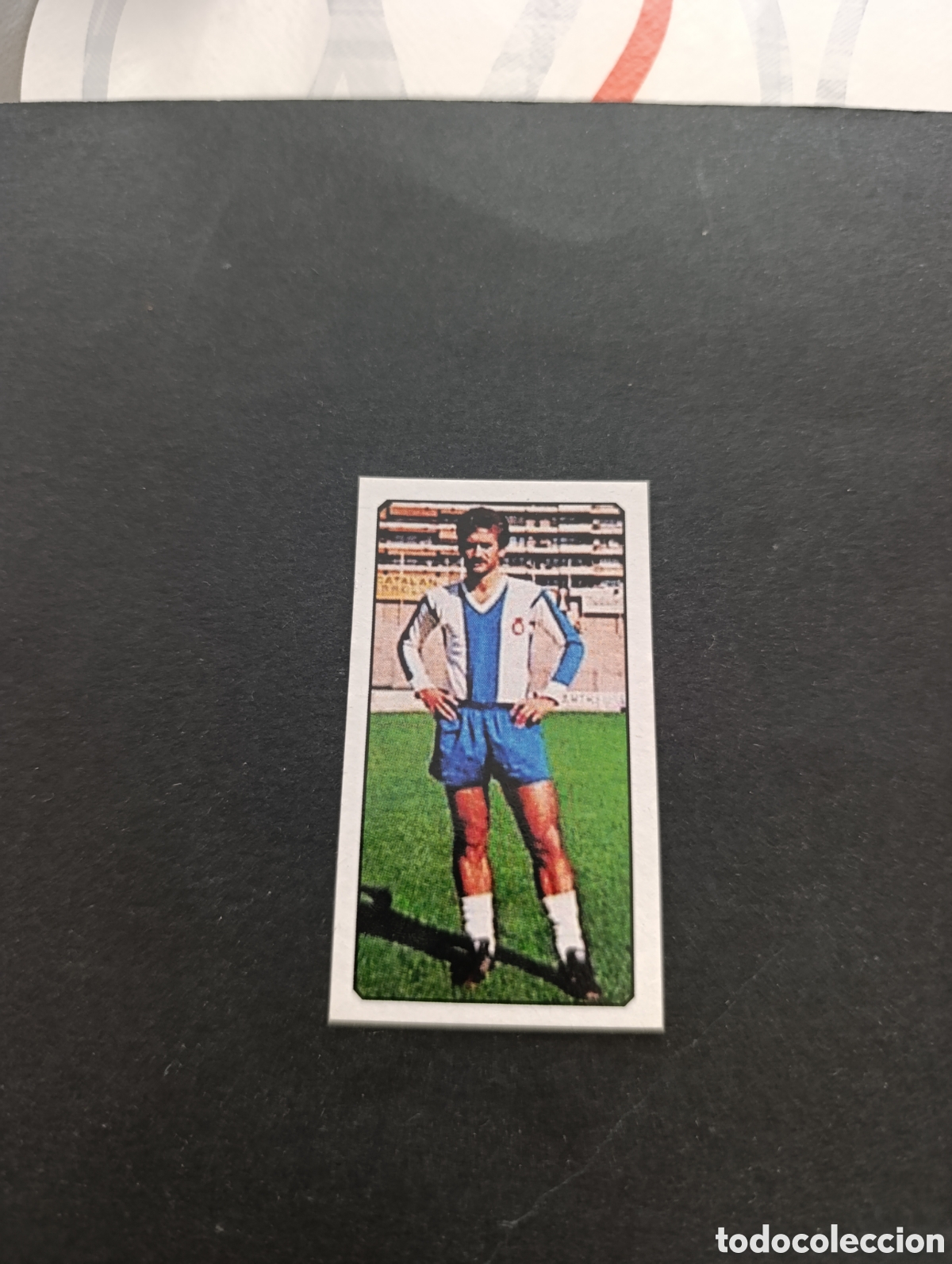 Football Stickers: Cromo &Aacute;ngel RCD Espa&ntilde;ol Liga Este 77 78, ampliaci&oacute;n de la colecci&oacute;n.