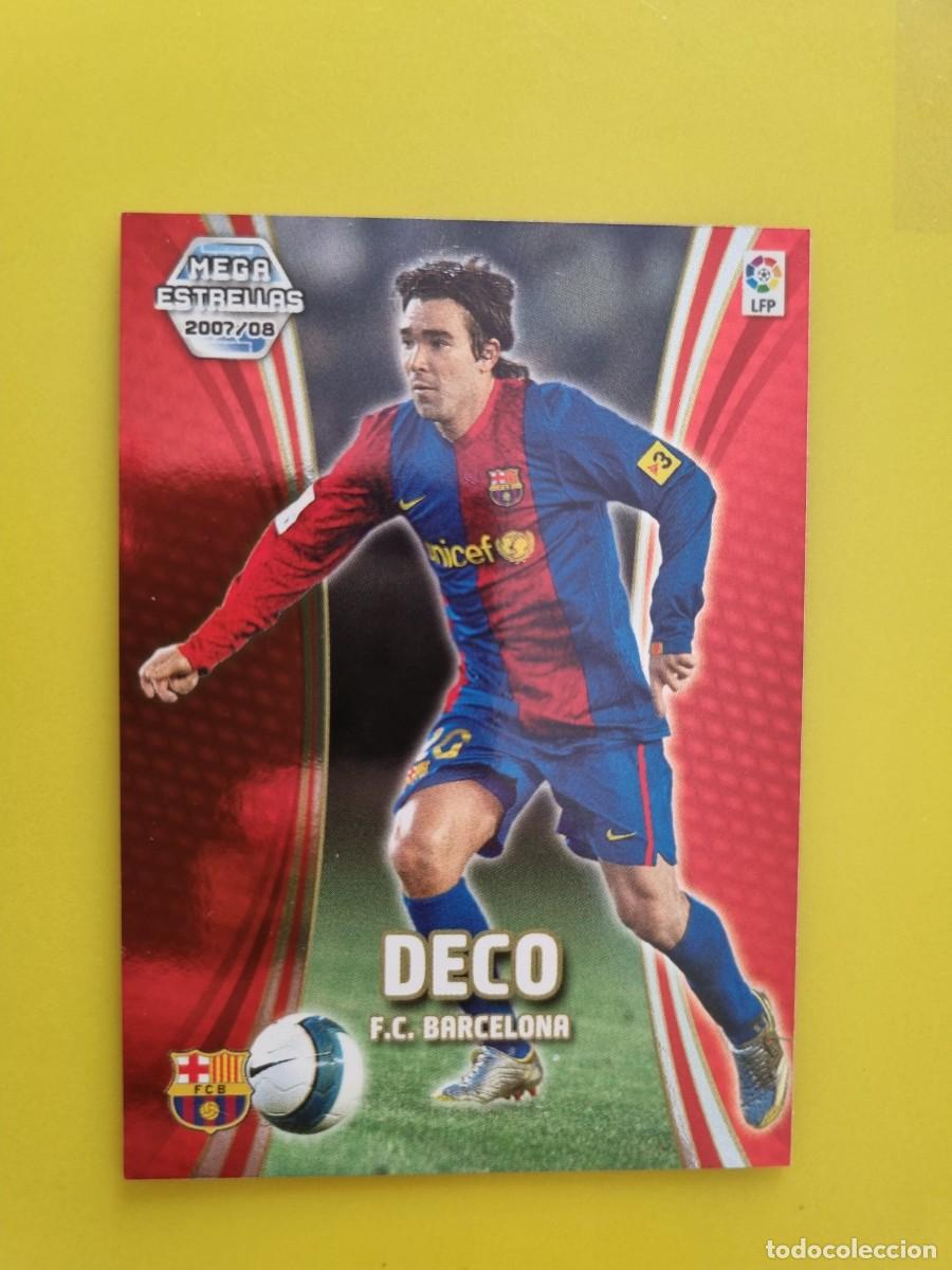 Football Stickers: CROMO FUTBOL MEGACRACKS 371 DECO FC BARCELONA MEGA ESTRELLAS 07 08 2007 2008 AR1026