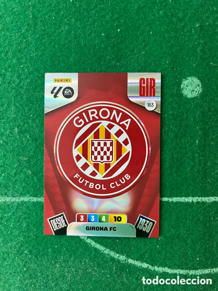 Cromos de f&uacute;tbol: 163 GIRONA ADRENALYN 2025 2026 PANINI ESCUDO