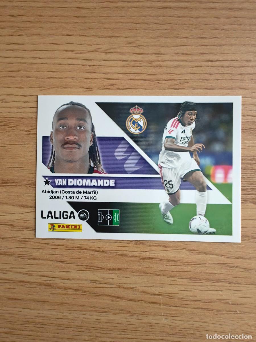 Cromos de f&uacute;tbol: Diomande 39 Liga Este 26 27 &Uacute;ltimos Fichajes Real Madrid 3 Edicion 2026 2027