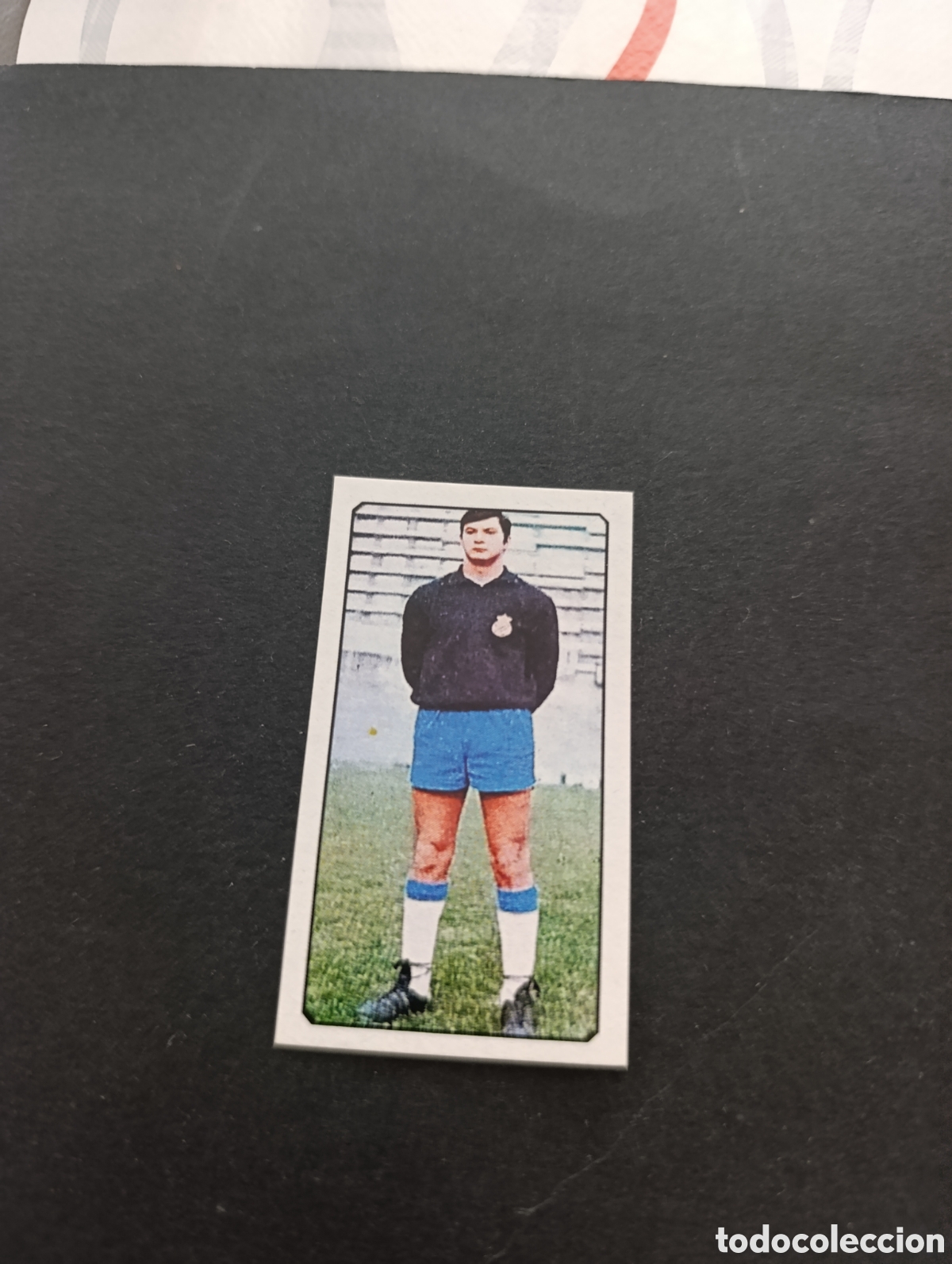 Cromos de f&uacute;tbol: Cromo Blanch RCD Espa&ntilde;ol Liga Este 77 78, ampliaci&oacute;n de la colecci&oacute;n.
