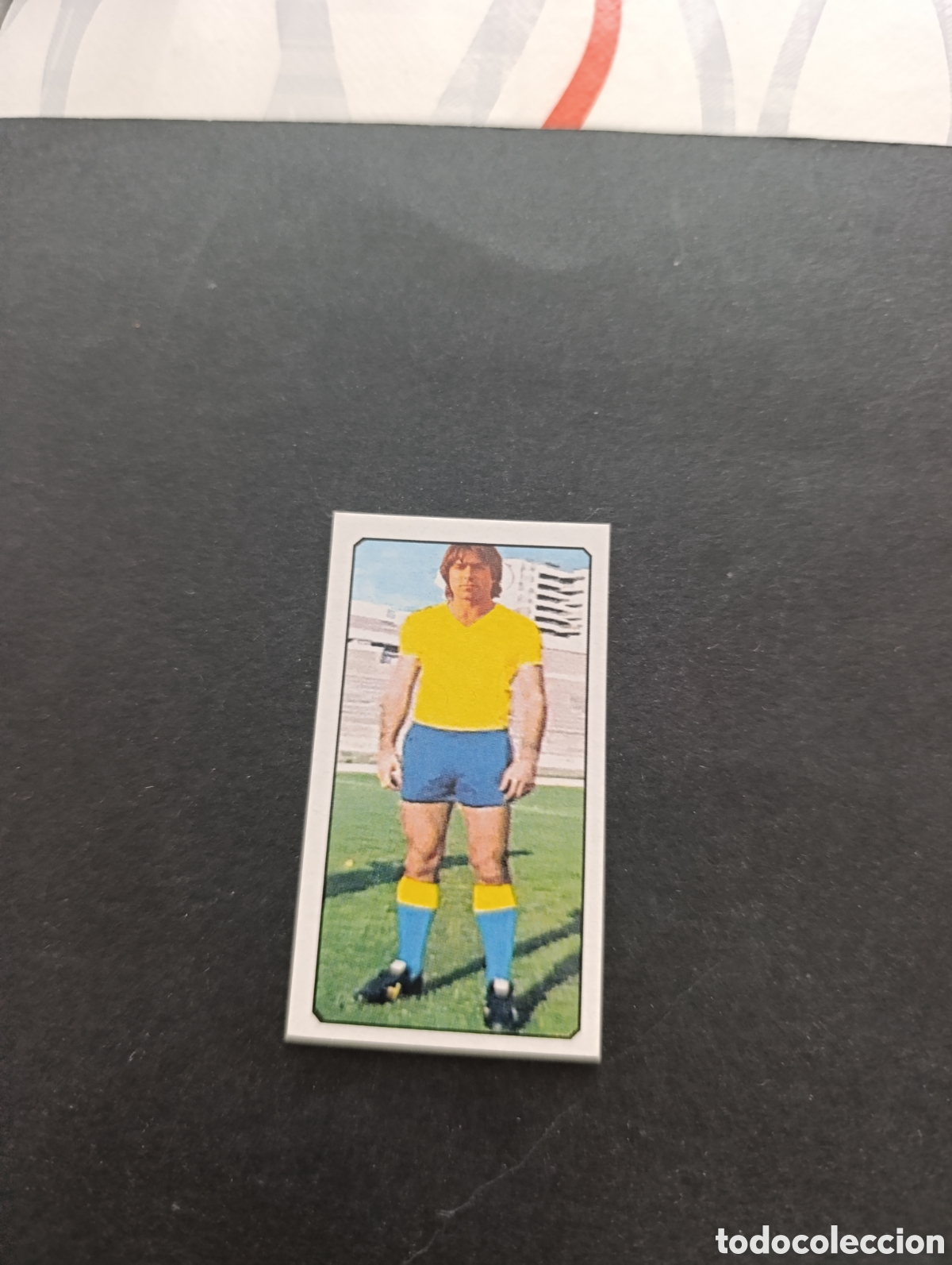 Cromos de f&uacute;tbol: Cromo Lobato C&aacute;diz CF Liga Este 77 78, ampliaci&oacute;n de la colecci&oacute;n.
