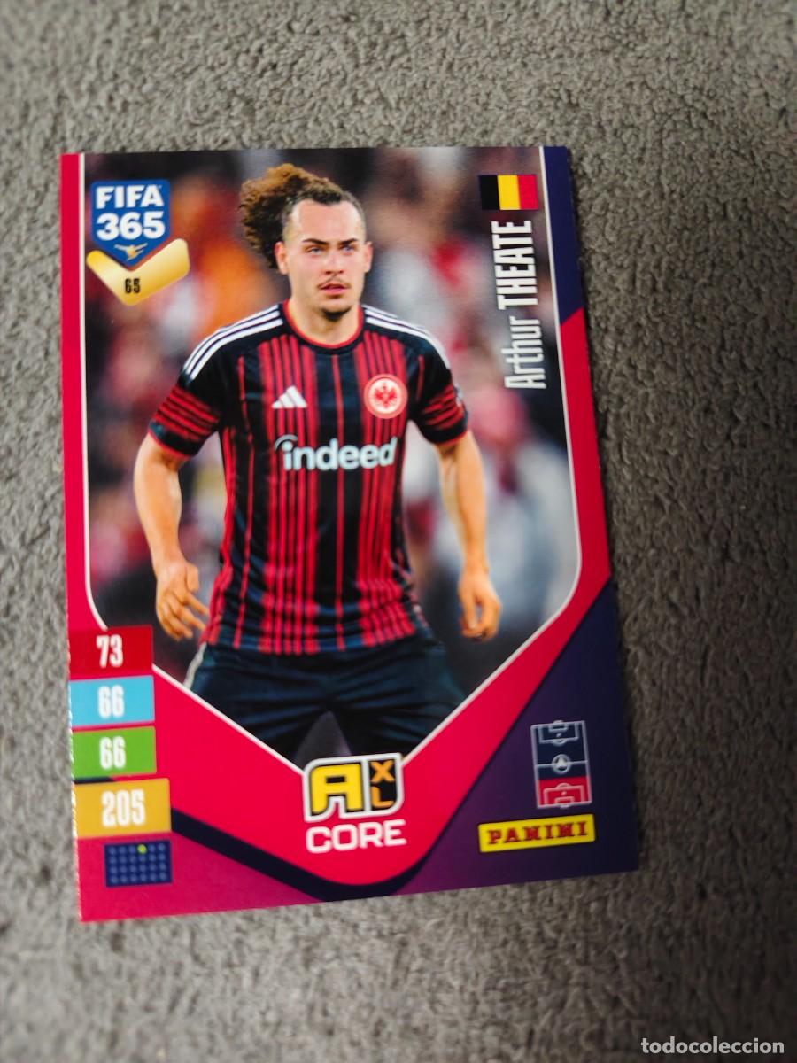 Cromos de f&uacute;tbol: 65 365 ADRENALYN 26 27 ARTHUR THEATE EINTRACHT FRANKFURT BASE CARD CORE 2026 2027 FIFA PANINI AAV