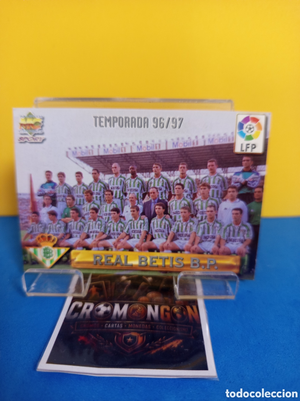 Cromos de Futebol: ❇️ CROMO ⚽ CARD EQUIPO PLANTILLA BETIS FICHAS DE LA LIGA 96 97 1996 1997 MUNDICROMO SPORT ❇️