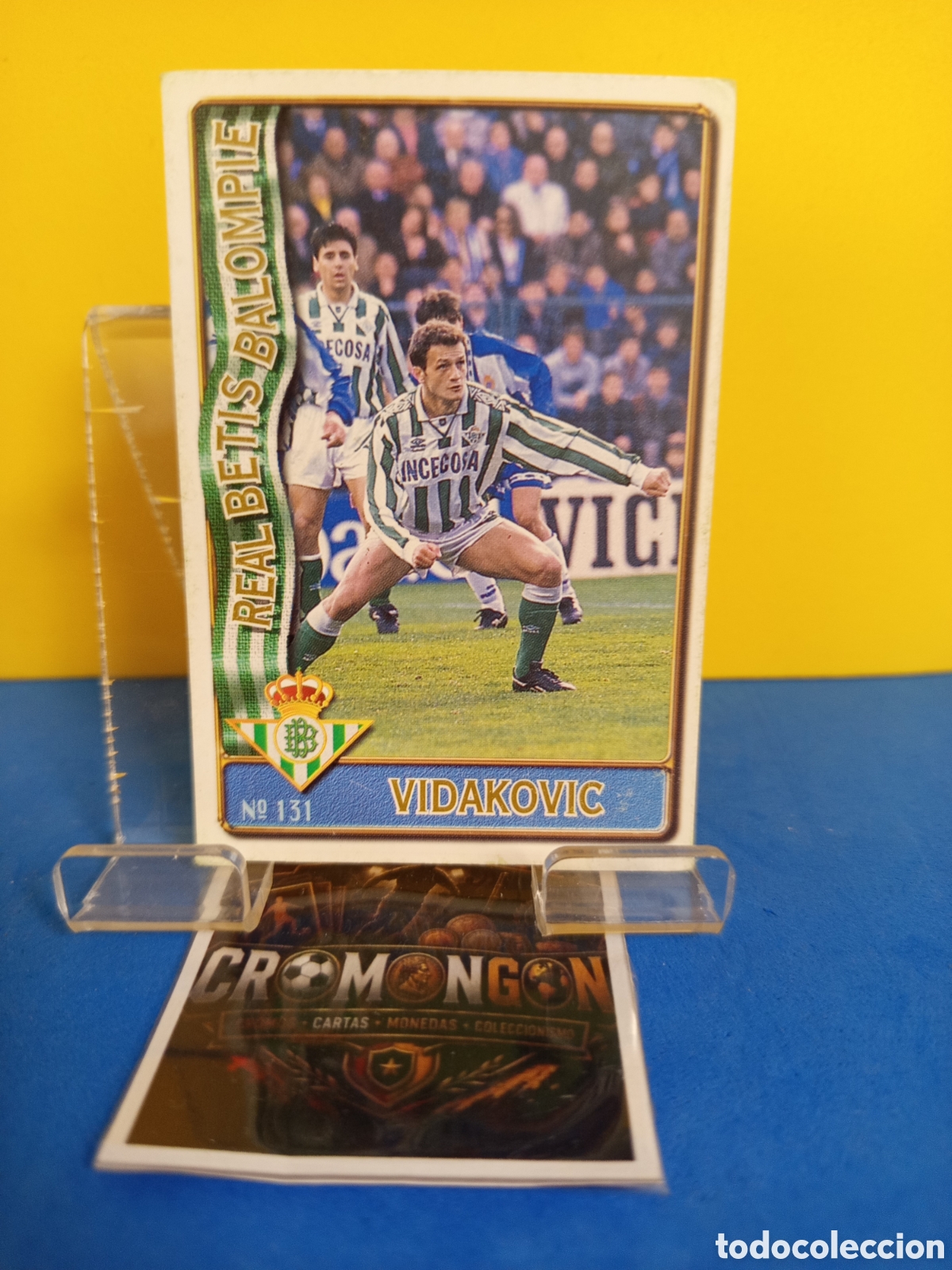 Cromos de Futebol: ❇️ CROMO ⚽ CARD 131 VIDAKOVIC BETIS FICHAS DE LA LIGA 96 97 1996 1997 MUNDICROMO SPORT ❇️
